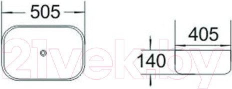 Изображение товара Умывальник Mexen Rosa MEX-21095071