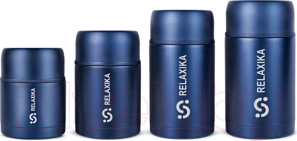 Изображение товара Термос для еды Relaxika 301 (1л, темно-синий)
