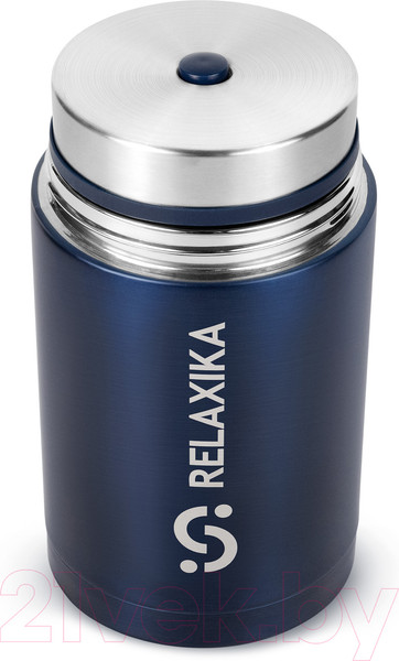 Изображение товара Термос для еды Relaxika 301 (1л, темно-синий)