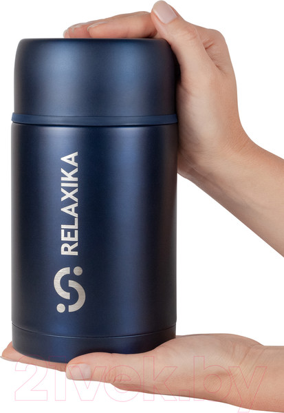 Изображение товара Термос для еды Relaxika 301 (1л, темно-синий)