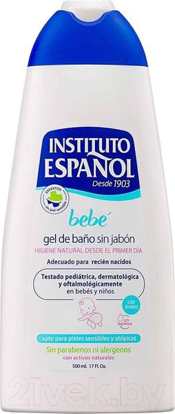 Изображение товара Гель для душа детский Instituto Espanol Bebe Bath Gel Without Soap Sensitive Skin (500мл)
