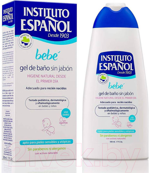 Изображение товара Гель для душа детский Instituto Espanol Bebe Bath Gel Without Soap Sensitive Skin (500мл)