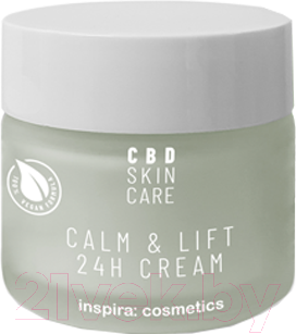 Изображение товара Крем для лица Inspira Skin Care 24H Антистресс лифтинг-крем с маслом CBD (50мл)