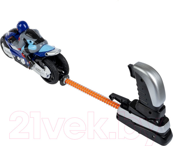 Изображение товара Мотоцикл игрушечный Bondibon Байк Вжик с запускным устройством / ВВ6275