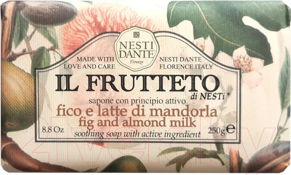 Изображение товара Мыло твердое Nesti Dante Инжир и миндальное молоко (250г)