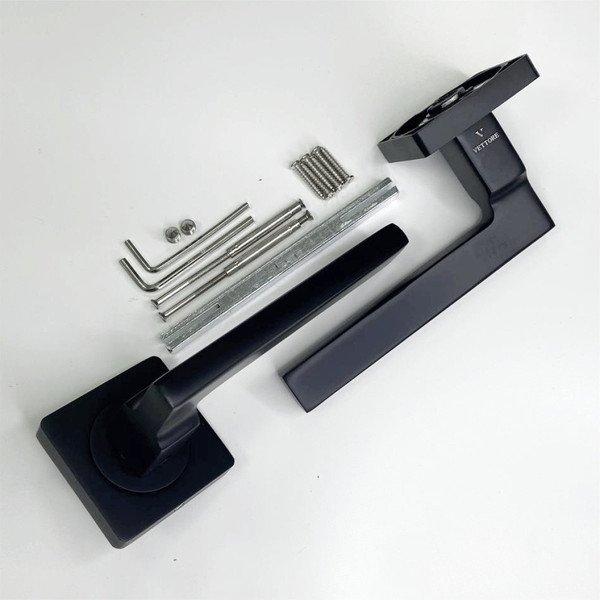 Изображение товара Ручка дверная Basara R06.031 MBP (черный матовый)