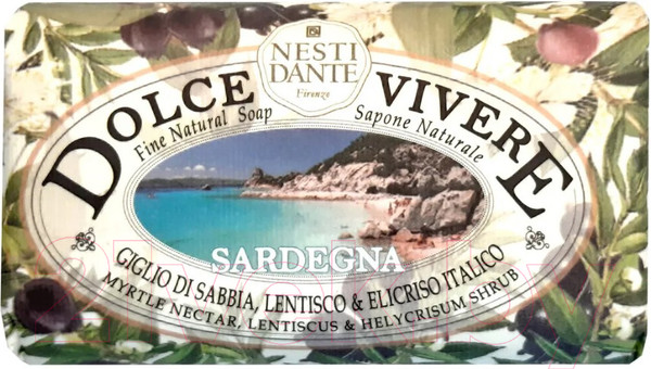 Изображение товара Мыло твердое Nesti Dante Сардиния (250г)