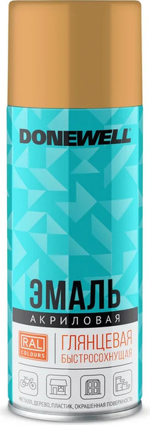 Изображение товара Эмаль Donewell RAL 1001 Универсальная акриловая DW-A1001 (520мл, бежевый глянец)