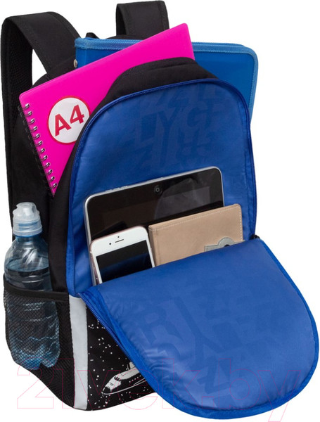 Изображение товара Школьный рюкзак Grizzly RB-451-2 (черный)