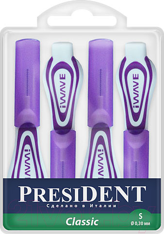Изображение товара Ершики межзубные PresiDent Classic S 0.30мм