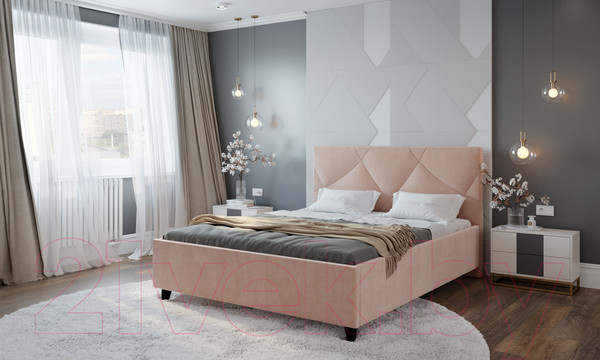 Изображение товара Полуторная кровать Natura Vera Амбер с ПМ 140x200 (Formula 230)