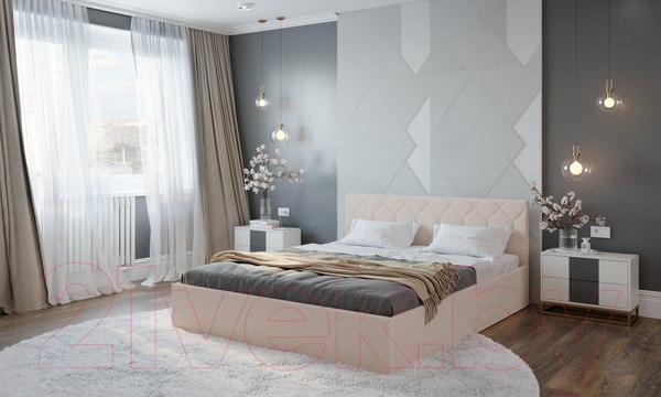 Изображение товара Полуторная кровать Natura Vera Техас с ПМ 140x200 (Omega 03)
