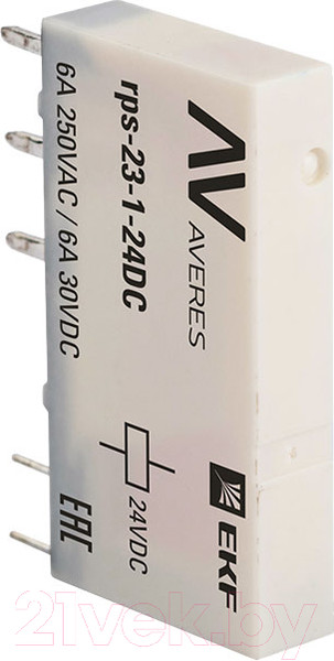 Изображение товара Реле промежуточное EKF Averes rps-23-1-24DC