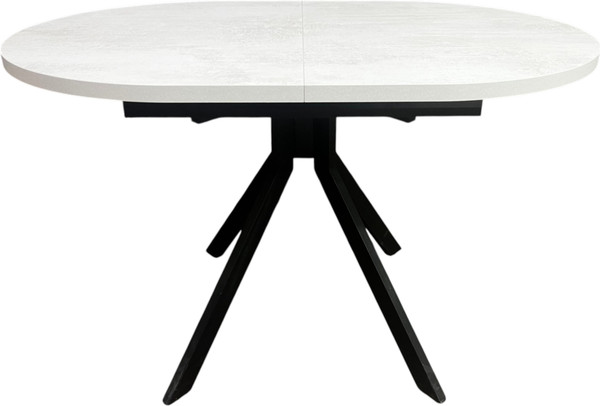 Изображение товара Обеденный стол Васанти Плюс Дорн-1 110-150x70 (хромикс белый/черный)