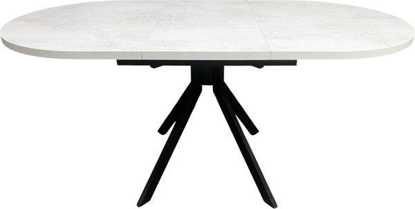 Изображение товара Обеденный стол Васанти Плюс Дорн-1 110-150x70 (хромикс белый/черный)