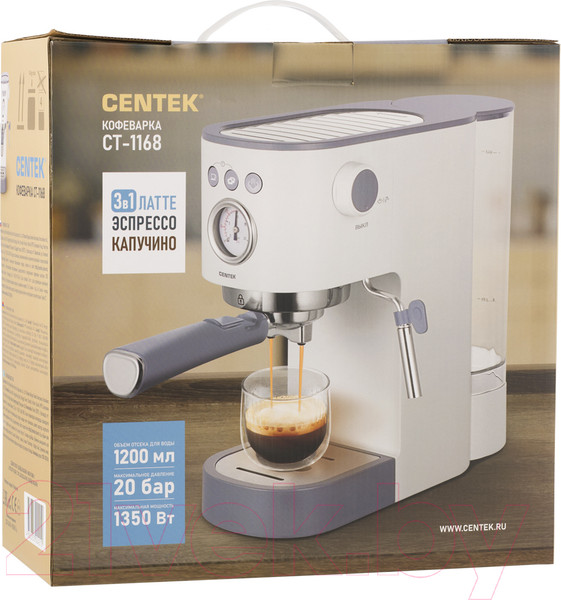 Изображение товара Кофеварка эспрессо Centek CT-1168 3 в 1