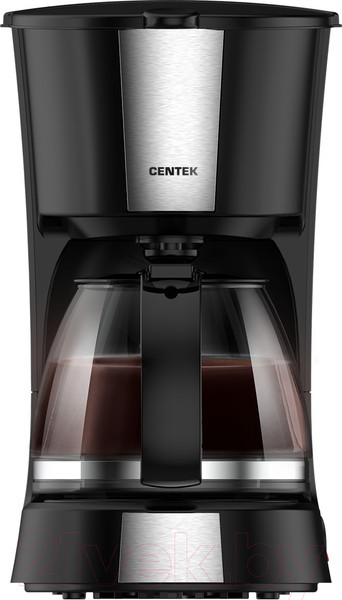 Изображение товара Капельная кофеварка Centek CT-1148 (черный/сталь)