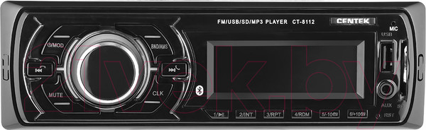 Изображение товара Бездисковая автомагнитола Centek СТ-8112
