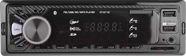 Изображение товара Бездисковая автомагнитола Centek СТ-8118