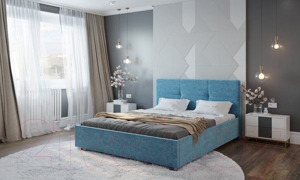 Изображение товара Полуторная кровать Natura Vera Liton с ПМ 120x200 (Lounge 21)