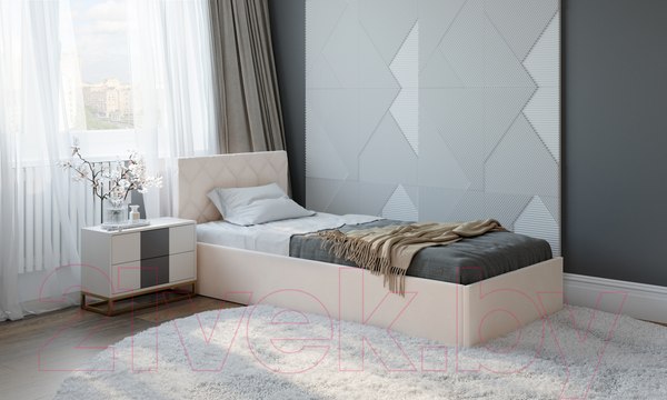 Изображение товара Односпальная кровать Natura Vera Техас с ПМ 90x200 (Maxx 100)