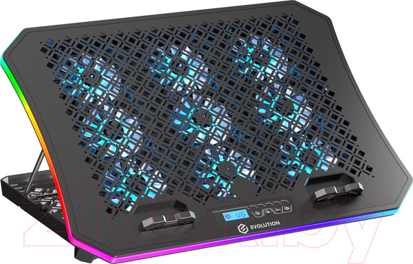Изображение товара Подставка для ноутбука Evolution LCS-05 RGB с активным охлаждением