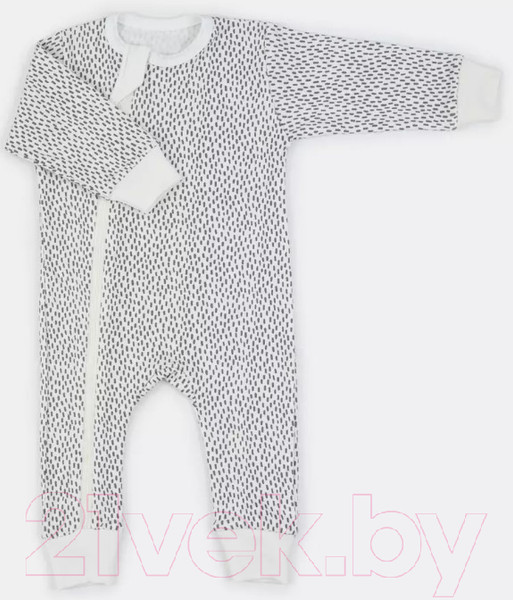 Изображение товара Набор комбинезонов для малышей MOWbaby Birds / 1282 (Milk, р.68)