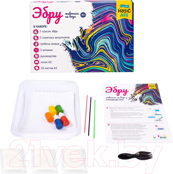 Изображение товара Набор для творчества Десятое королевство Magic ART. Эбру / 05158