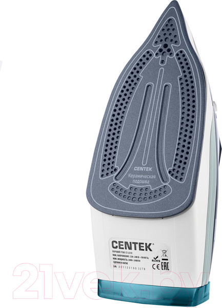 Изображение товара Утюг Centek CT-2319 (синий)