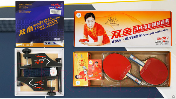 Изображение товара Теннисный стол Double Fish 23323-1 (синий)