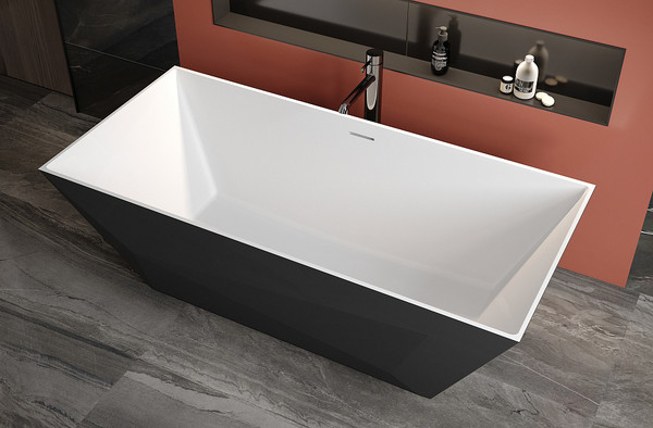 Изображение товара Ванна из искусственного камня Belux Триумф ТР-1700 (черный)