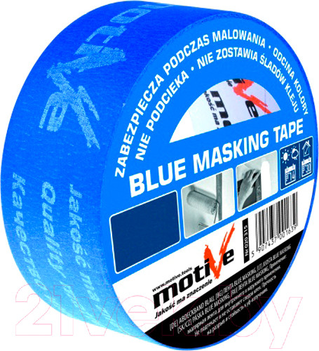 Изображение товара Лента малярная Motive Проф 0.038x25м / 020329 (голубой)