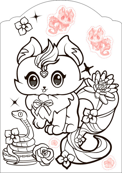 Изображение товара Раскраска Мозаика-Синтез Волшебные питомцы. Золотые пески / МС13746