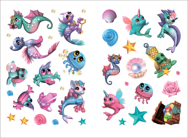 Изображение товара Раскраска Мозаика-Синтез Русалки и их удивительные питомцы / МС13744