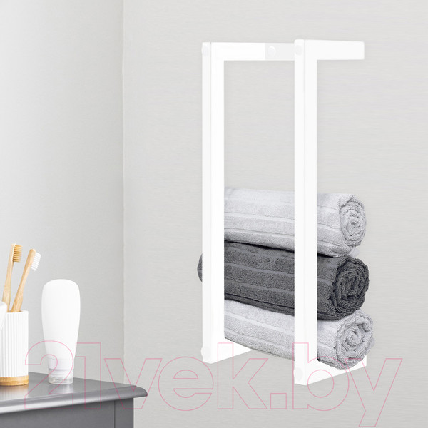 Изображение товара Держатель для полотенца Millwood 250x202x400 (белый)