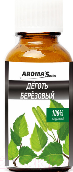 Изображение товара Масло косметическое Aroma Saules Березовый деготь (15мл)