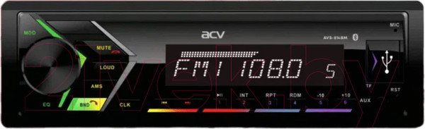 Изображение товара Бездисковая автомагнитола ACV AVS-814BM