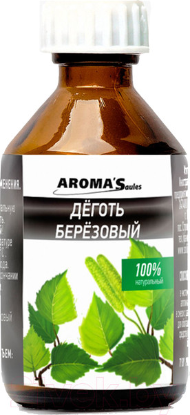 Изображение товара Масло косметическое Aroma Saules Березовый деготь (50мл)