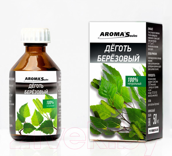 Изображение товара Масло косметическое Aroma Saules Березовый деготь (50мл)