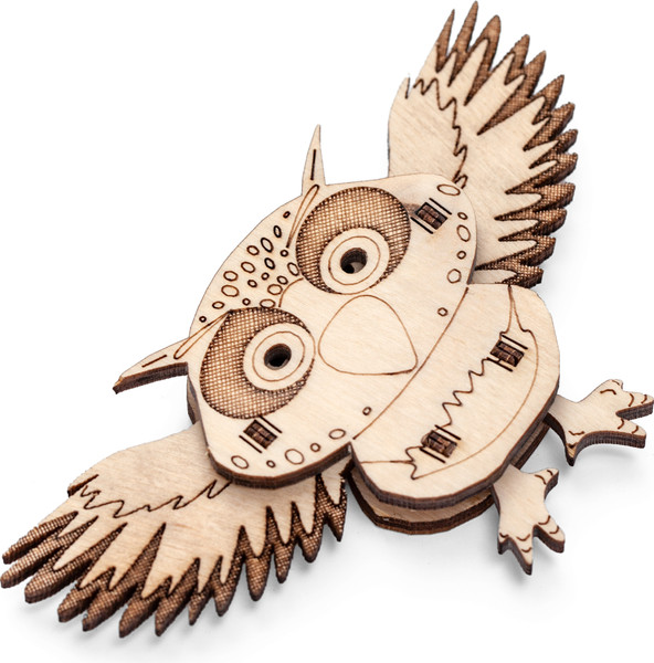 Изображение товара Сборная модель Drovo Сова Ух / DR001