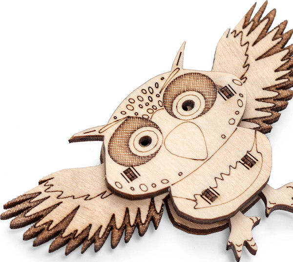 Изображение товара Сборная модель Drovo Сова Ух / DR001