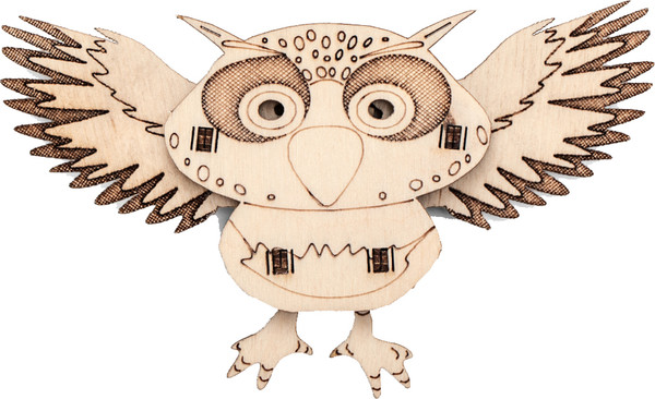 Изображение товара Сборная модель Drovo Сова Ух / DR001
