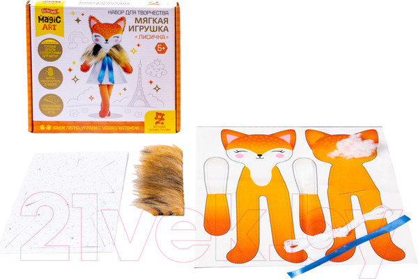 Изображение товара Набор для шитья Десятое королевство Мягкая игрушка Лисичка / 04916