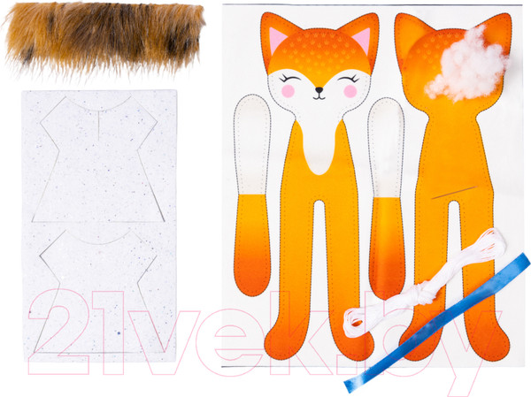 Изображение товара Набор для шитья Десятое королевство Мягкая игрушка Лисичка / 04916