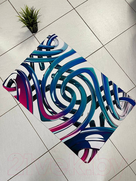 Изображение товара Коврик для ванной Евроковрик №6в 60x90