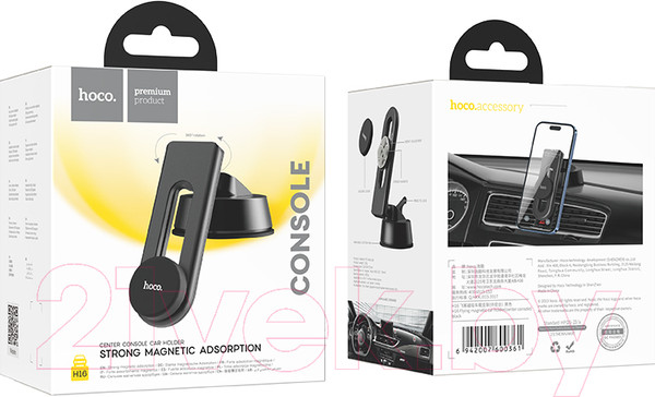 Изображение товара Держатель для смартфонов Hoco H16 (черный)