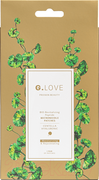 Изображение товара Патчи под глаза G.Love Bio-Revitalizing Peptide Microneedle Patches Centella Hyaluronic (2шт)