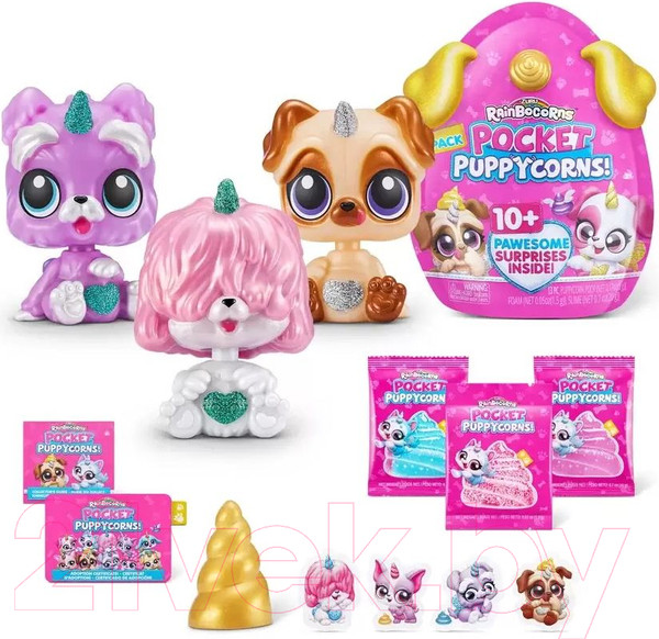 Изображение товара Игрушка-сюрприз Zuru Rainbocorns Сюрприз Pocket Puppycorn / 9284
