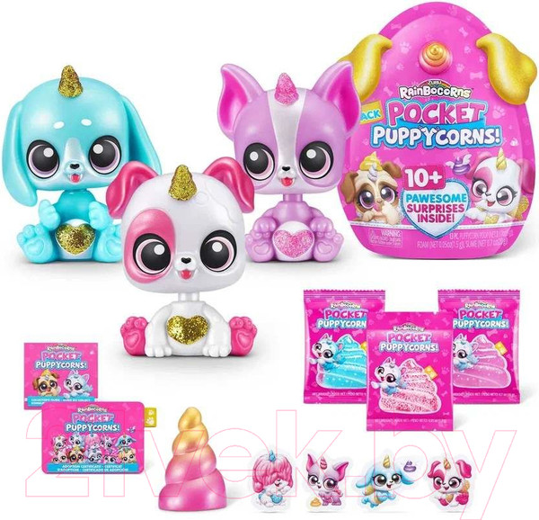 Изображение товара Игрушка-сюрприз Zuru Rainbocorns Сюрприз Pocket Puppycorn / 9284