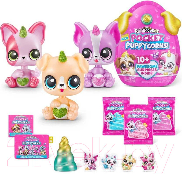 Изображение товара Игрушка-сюрприз Zuru Rainbocorns Сюрприз Pocket Puppycorn / 9284